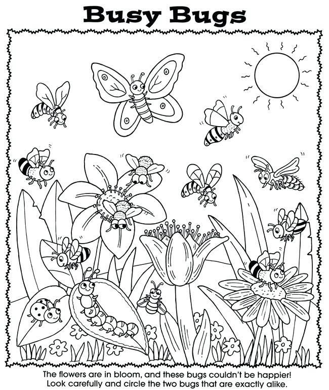 650x770 Coloring Bugs Coloring Book Cute Bugs Printable Bug Coloring