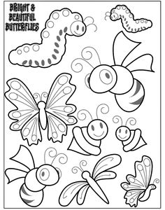 236x300 Free Coloring Pages Bugs And Critters Printables Free, Insects