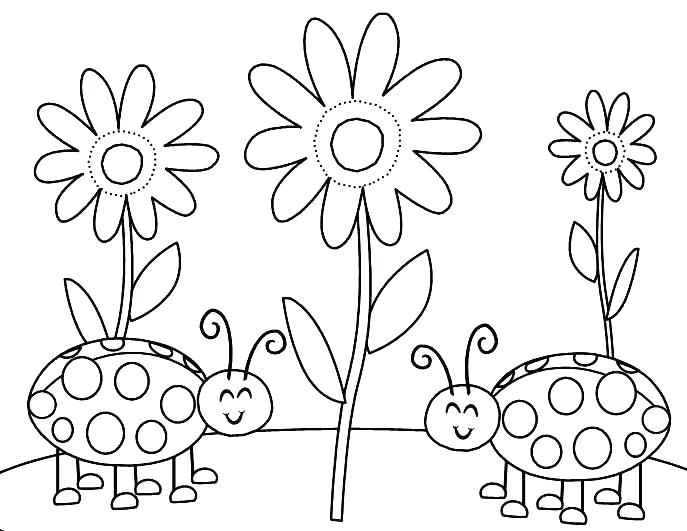 687x531 Bug Coloring Pages