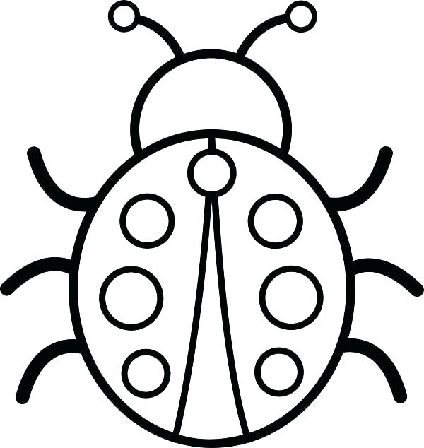 600x634 Bugs Coloring Pages Coloring Pages Bug Coloring Sheets Free