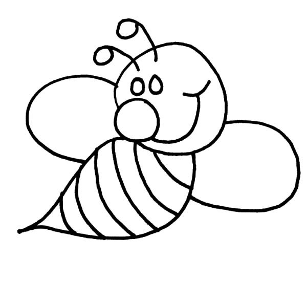 600x549 Cute Bumble Bee Coloring Pages Best Place To Color