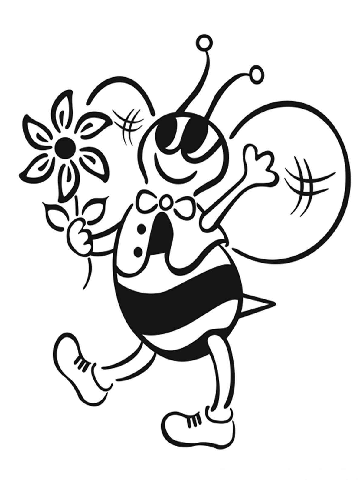 1200x1600 Flower Wallpaper Bees Coloring Pages Realistic Realistic