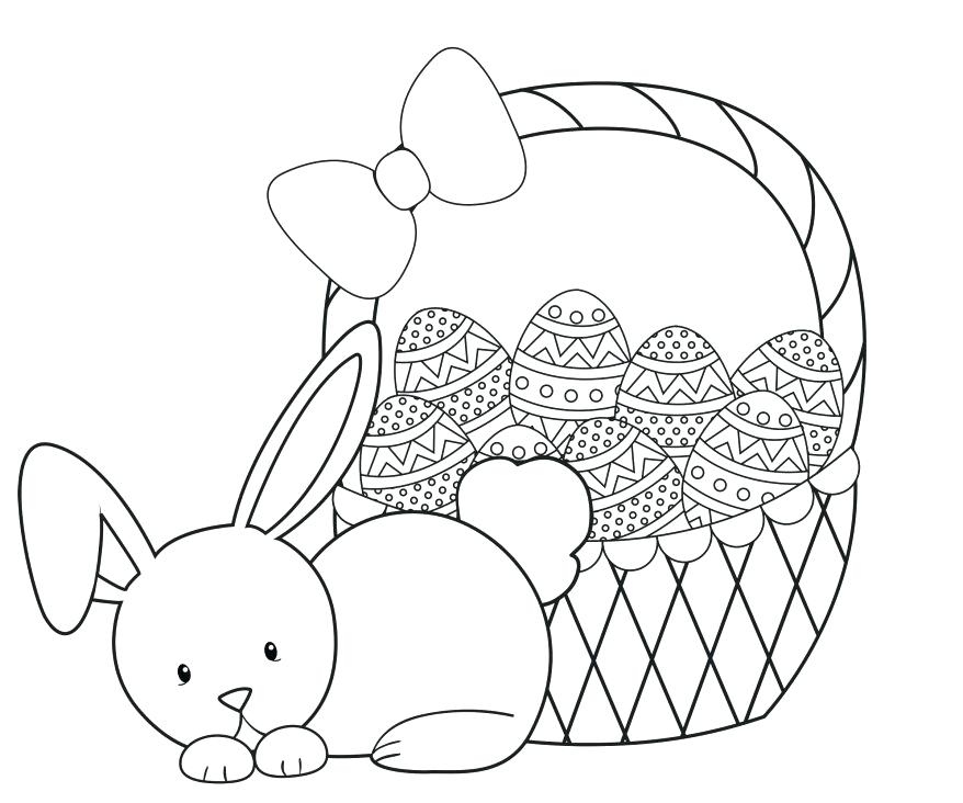 878x732 Easter Bunny Coloring Pages New Cute Bunny Coloring Pages