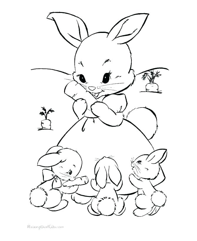 670x820 Free Bunny Coloring Pages Rabbit Coloring Pages Rabbit Coloring