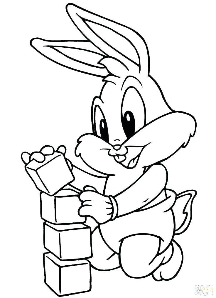 736x1013 Rabbit Printable Coloring Pages