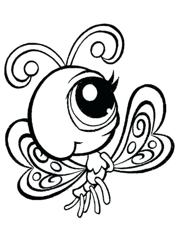 600x770 Cute Butterfly Coloring Pages Butterfly Coloring Pages Cute