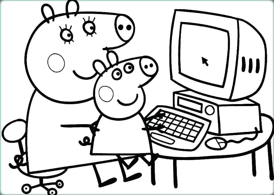 956x680 Cartoon Coloring Sheets Cartoon Baby Animals Coloring Pages