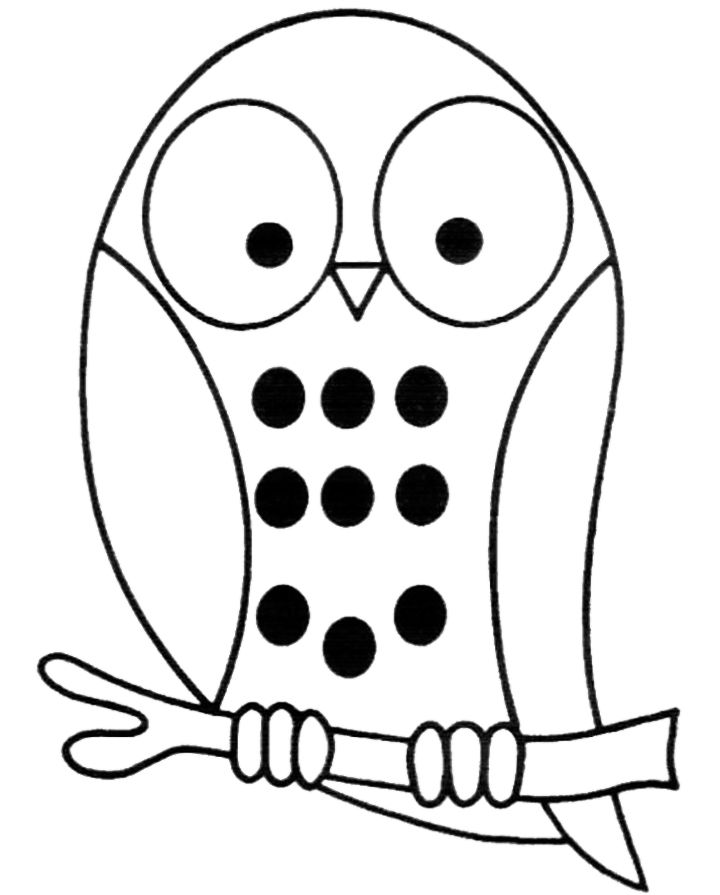 720x895 Cute Cartoon Owl Coloring Pages Images Hibou