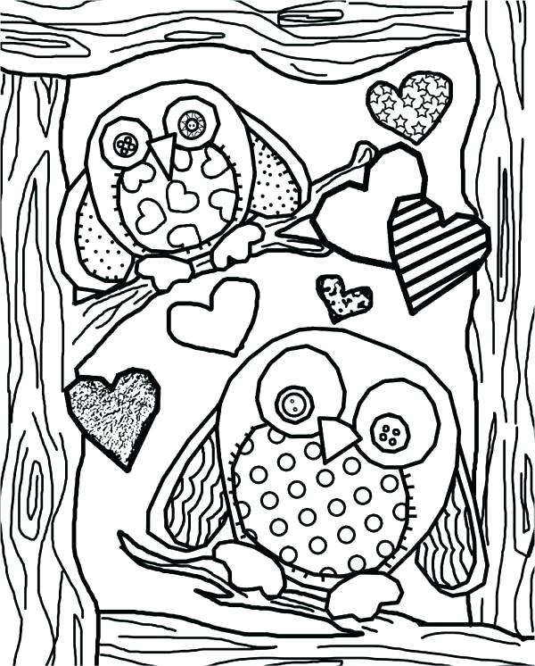 600x746 Cute Owl Coloring Pages Cartoon Owl Coloring Pages Cartoon Owl