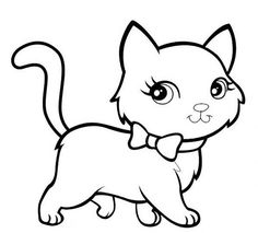 236x213 Kitty Cat Coloring Pages