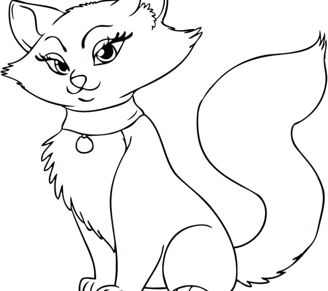 678x600 Cartoon Cat Coloring Pages Unique Cute Cat Coloring Pages Best