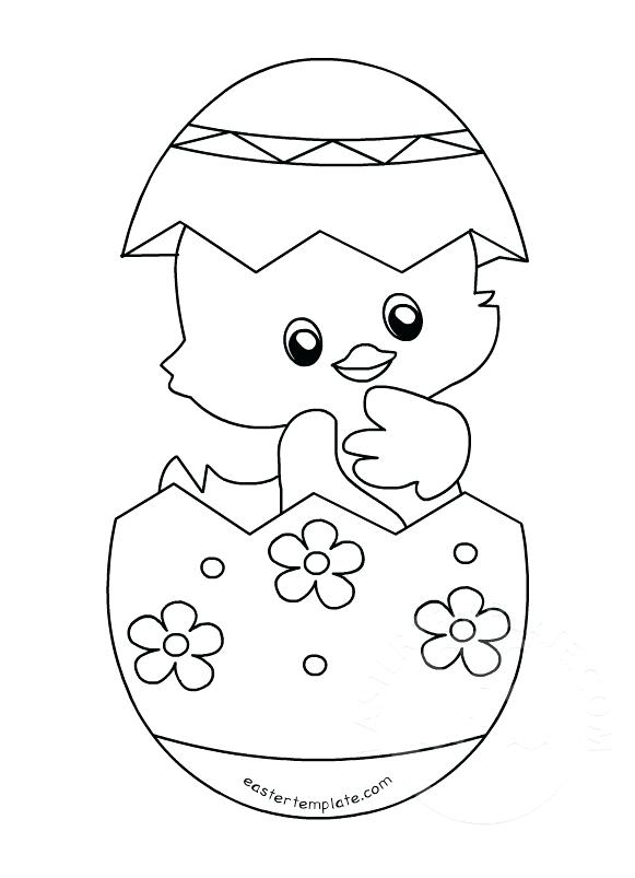 581x803 Easter Chick Coloring Page Cute Chick Coloring Page Easter Chick