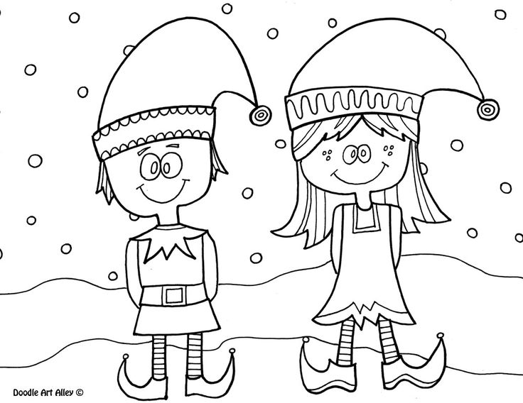 736x568 Girl Elf Coloring Pages