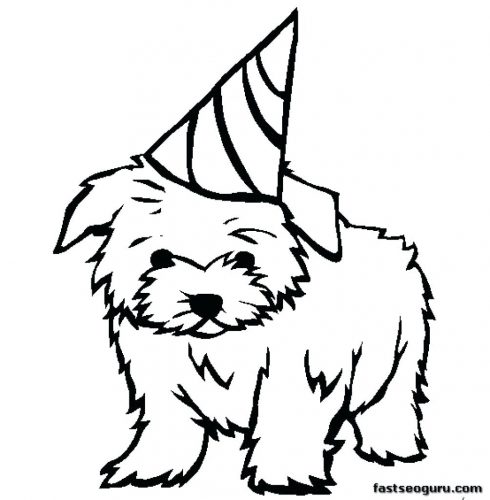 490x500 Coloring Pages Puppy Coloring Page Christmas Puppy Coloring