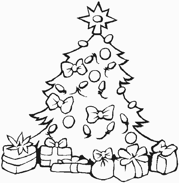 600x615 Merry Christmas Coloring Pages