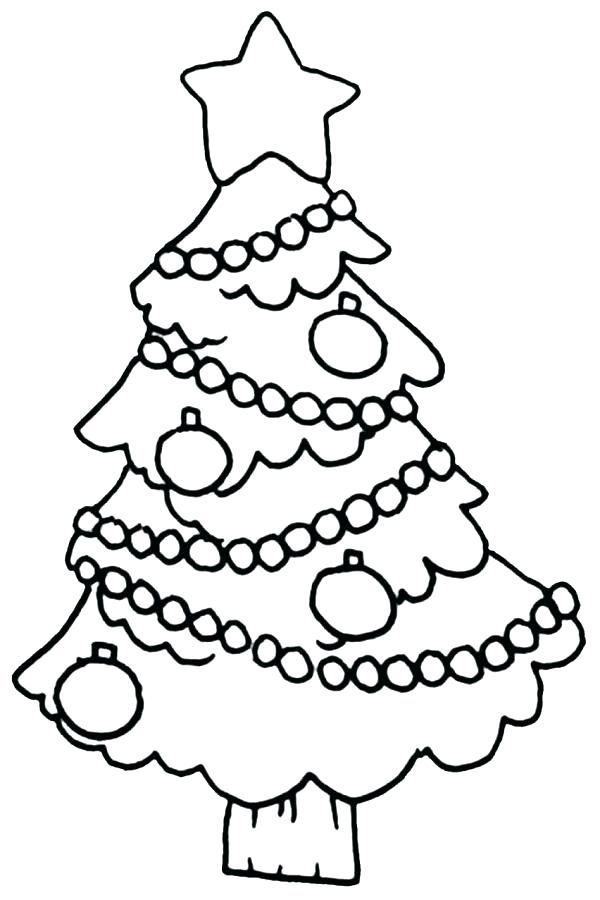 600x900 Christmas Tree Coloring Pages Advanced Tree Coloring Pages