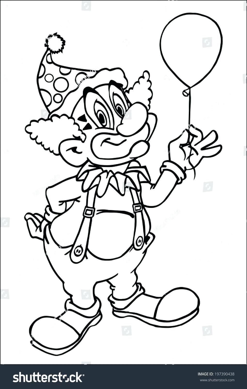 1019x1600 Coloring Page Clown Coloring Page Scary Ng Pages Regarding