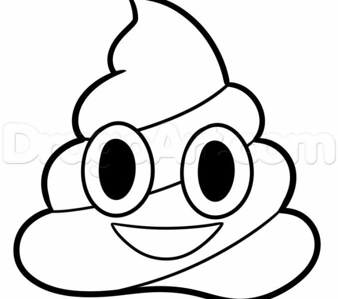 678x600 Colorings Colorings To Print Poop Emoji Coloring Pages Printable