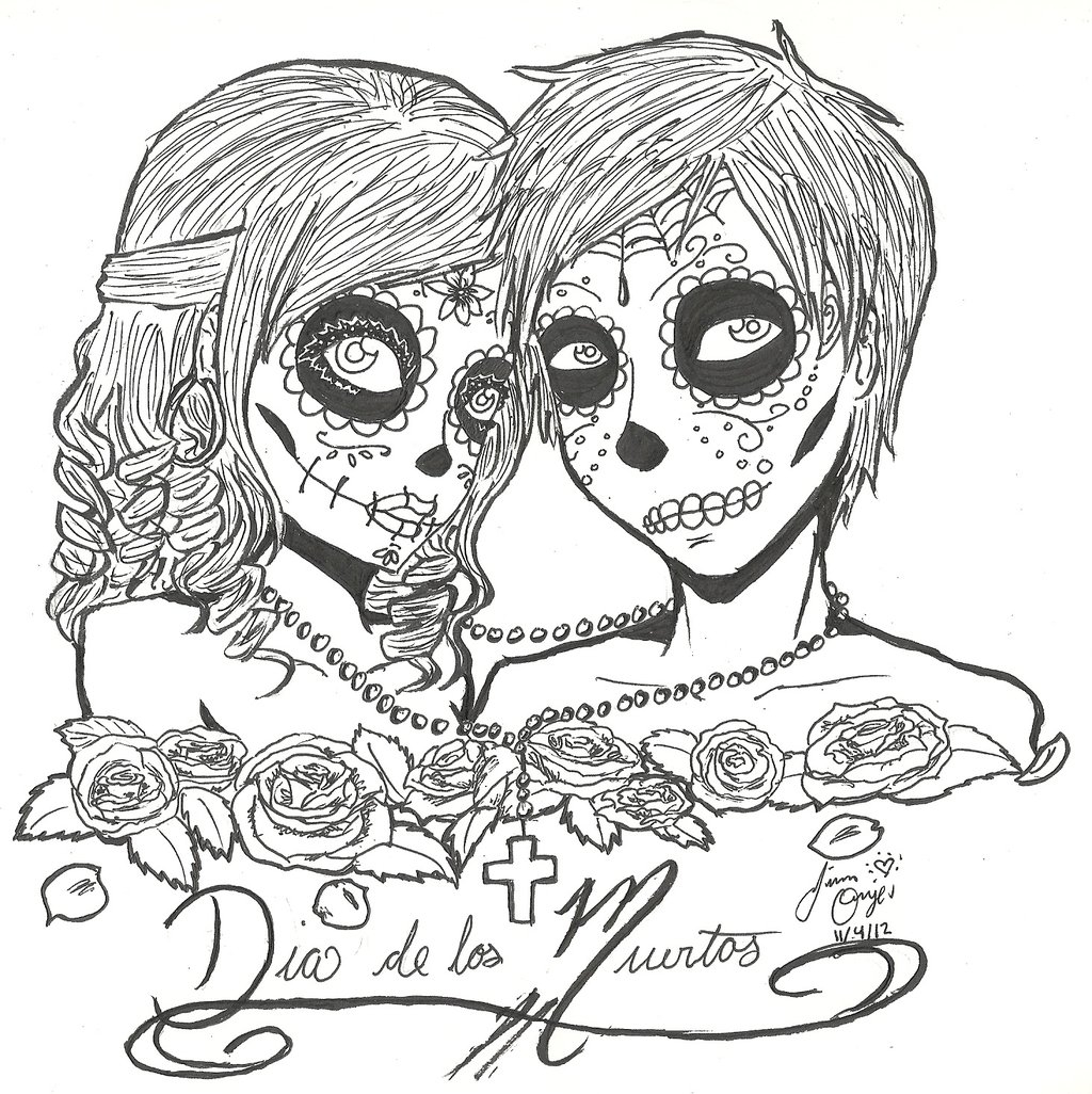 1024x1026 Printable Day Of The Dead Skull Illustration Hledat Googlem