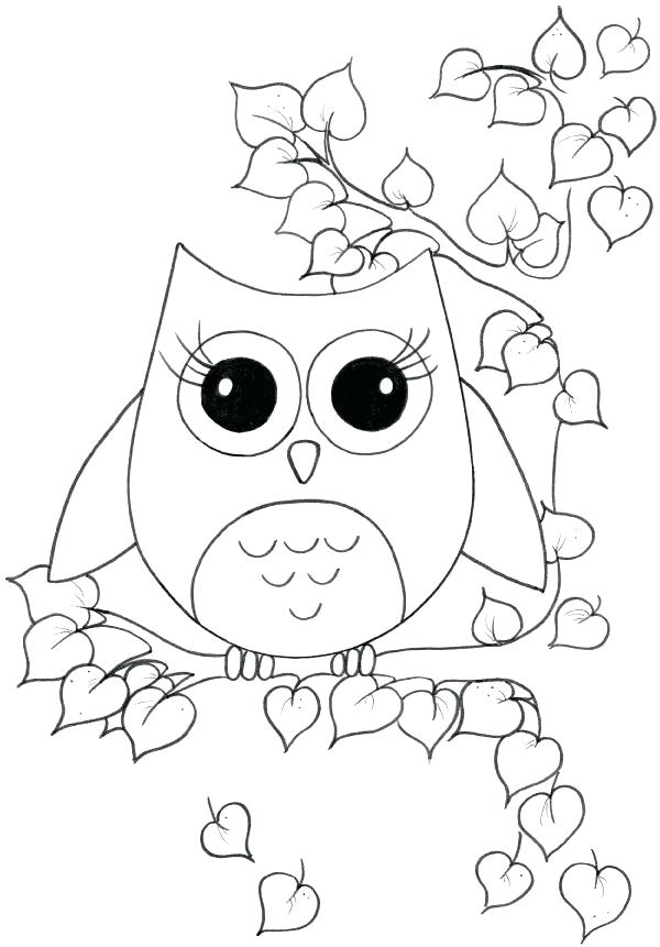 600x861 Coloring Page For Girls Cute Coloring Pages For Girls Cute Owl
