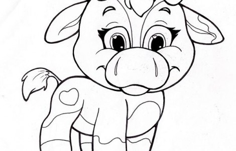 470x300 Cute Cow Coloring Pages Download Free Printable Coloring Pages