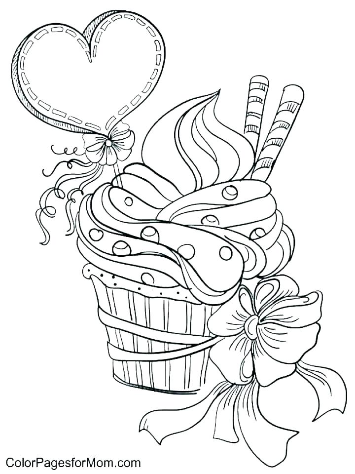 720x960 Cupcake Coloring Pictures Cupcake Coloring Book And Cupcakes