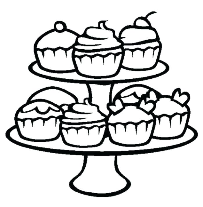 700x713 Cupcake Coloring Page Coloring Pages Of Cupcakes Cute Cupcake