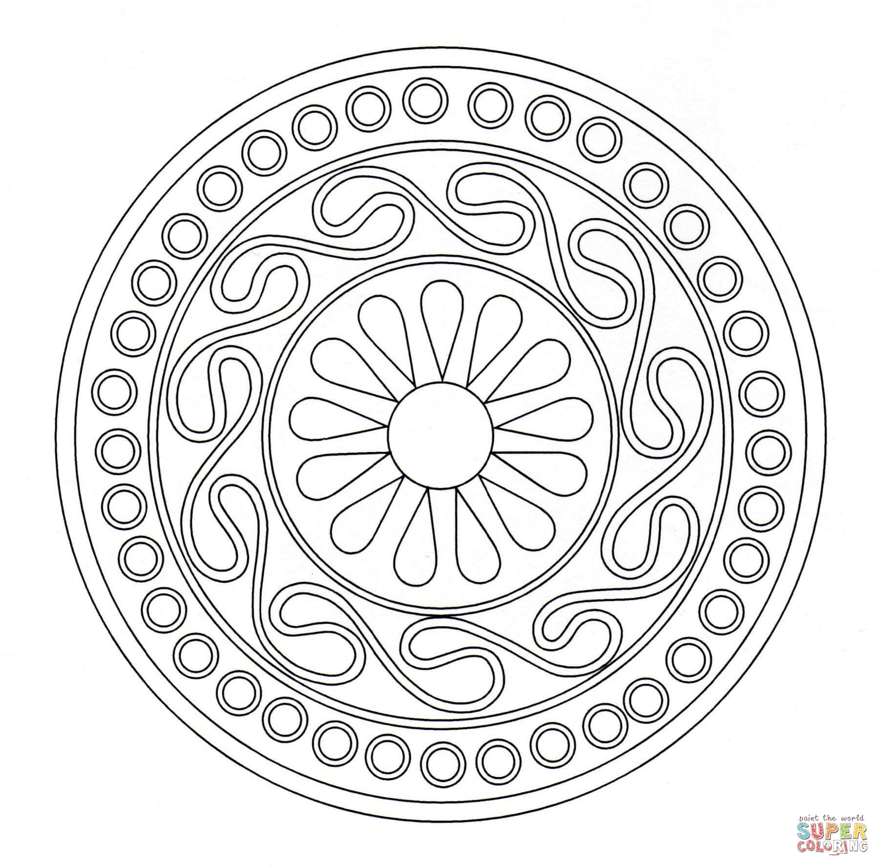 1800x1774 Celtic Ornament Design From B Cute Book Of Kells Coloring Pages