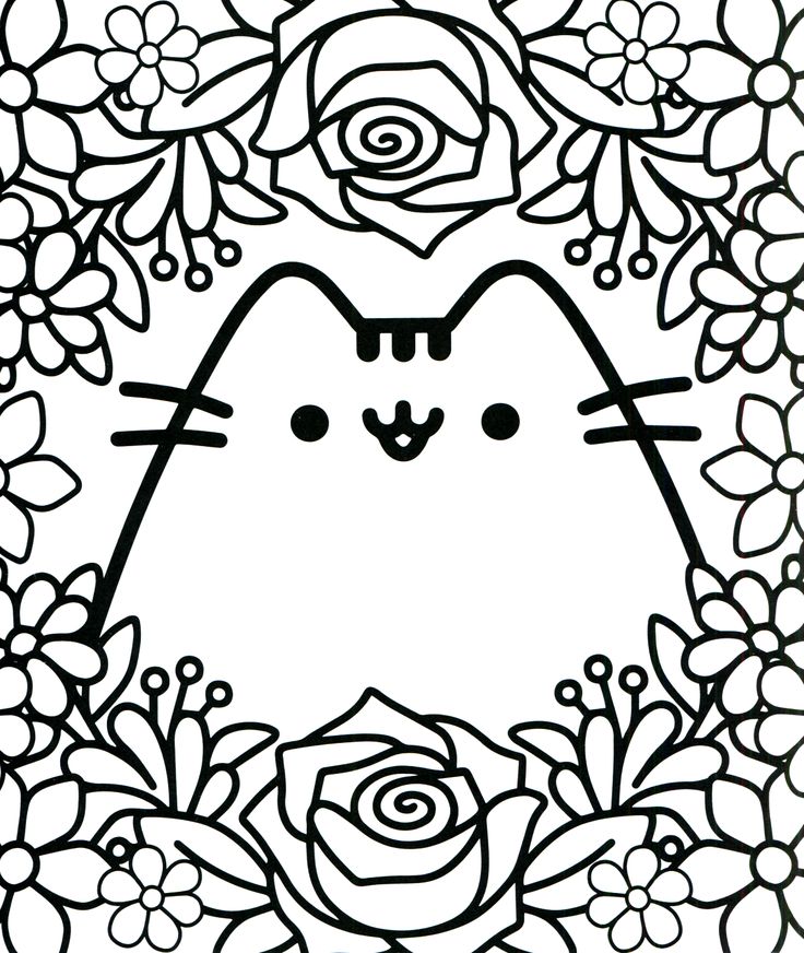 736x872 Kawaii Coloring Pages