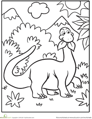 301x391 Cute Dinosaur Worksheet