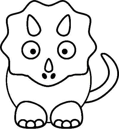 400x434 Cute Dinosaur Coloring Pages Clipart