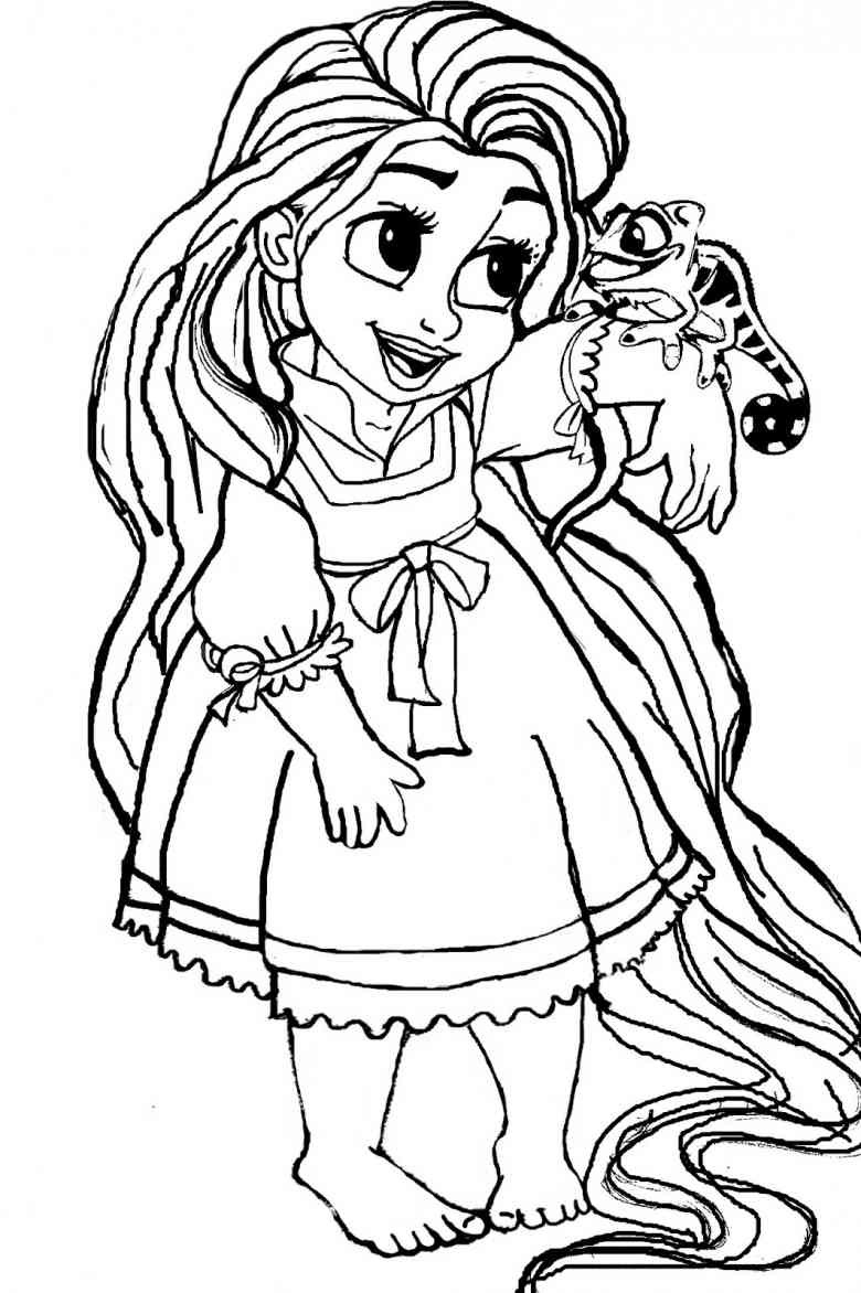 780x1172 Cute Disney Princess Coloring Pages
