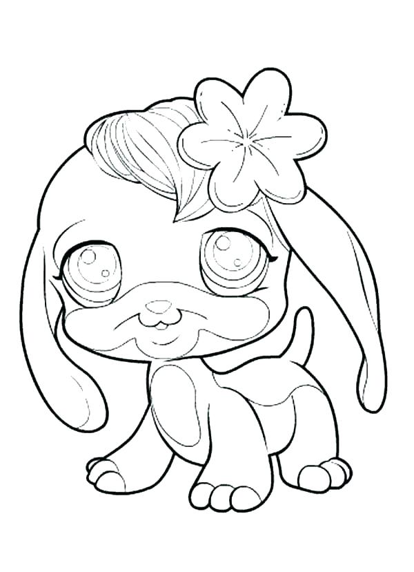 Cute Dog And Cat Coloring Pages