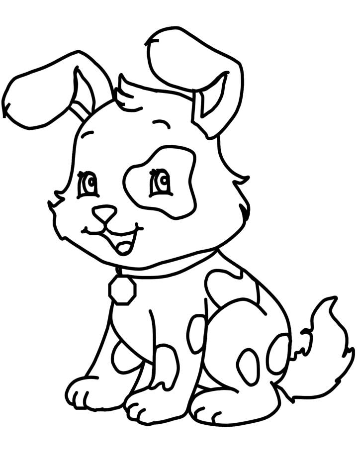 718x957 Cute Dog Coloring Pages Coloring Pages Printable Puppy Dog