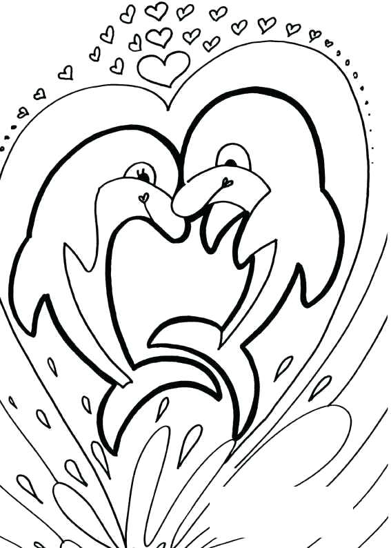 567x794 Dolphins Coloring Page Your Creations You Have Colored This