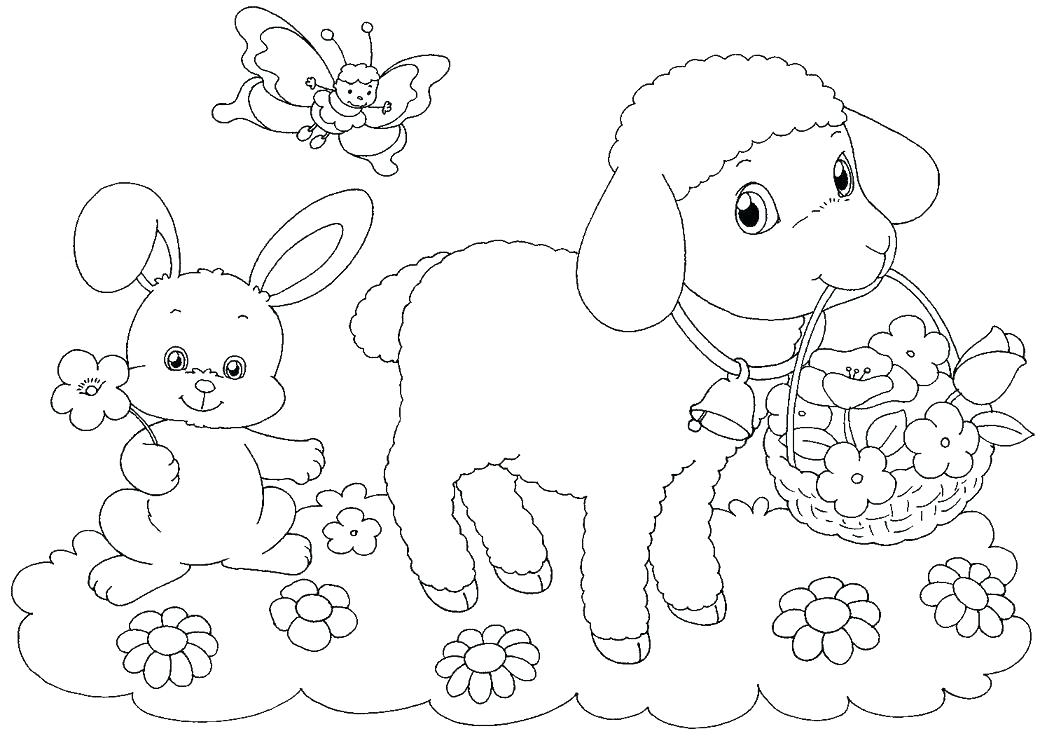 1040x736 Fun Easter Coloring Pages Cute Coloring Pages As Super Cute