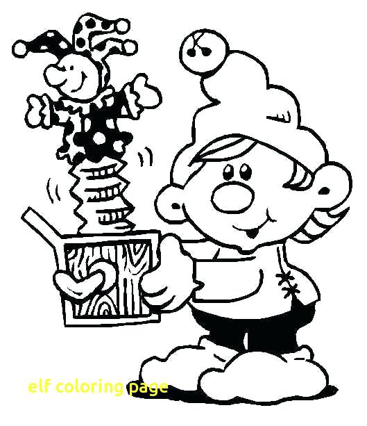 Cute Elf Coloring Pages at GetDrawings | Free download