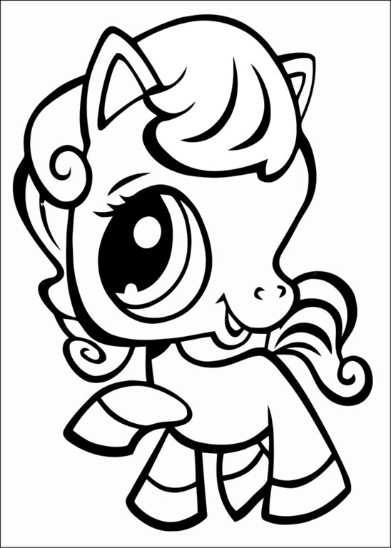 548x768 Cute Cartoon Animals With Big Eyes Coloring Pages