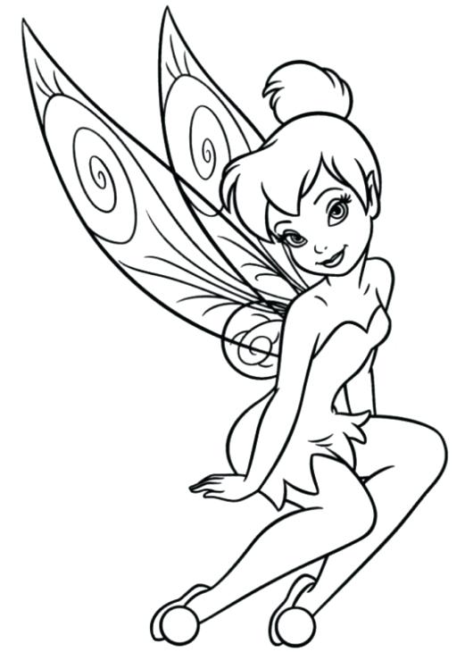 521x730 Cute Fairy Coloring Page For Preschoolers Coloring Pages