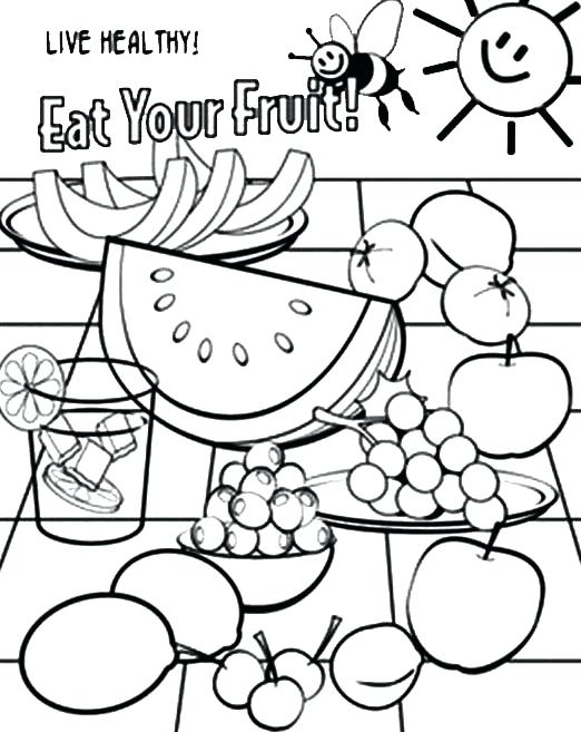 522x657 Healthy Food Coloring Page Cute Coloring Pages Of Healthy Foods