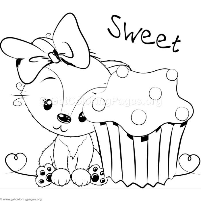 700x700 Cute Fox Coloring Pages