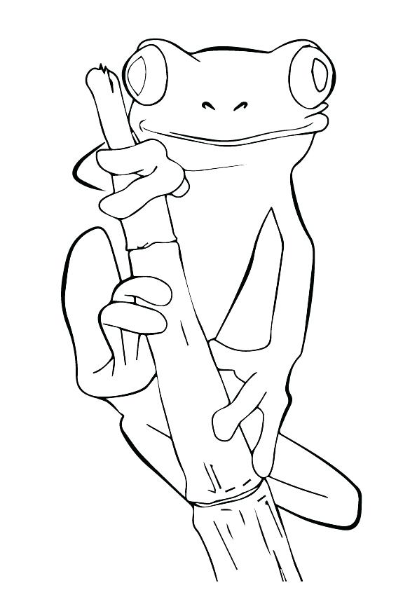 595x842 Cute Frog Coloring Pages The Coloring Page Of The Mom Frog