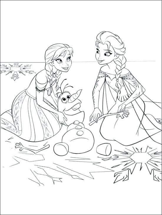 550x727 Frozen Coloring Pages Pdf Packed With Frozen Coloring Sheets Also