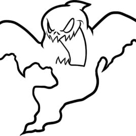 268x268 Free Printable Ghost Coloring Pages For Kids Cute Ghost Coloring