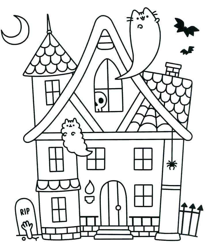 736x871 Printable Coloring Page Cute Ghost Coloring Sheets Ghost Printable