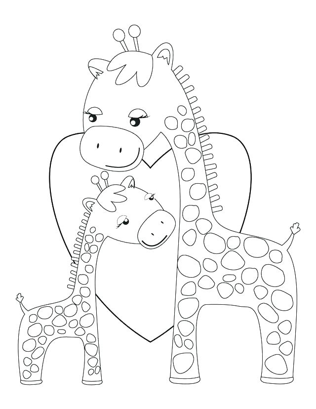 640x828 Giraffe Coloring Page Minimalist Giraffe Coloring Page Fee Baby