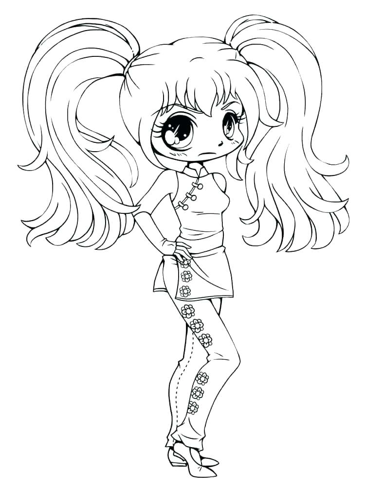 Cute Girl Coloring Pages Print at GetDrawings | Free download