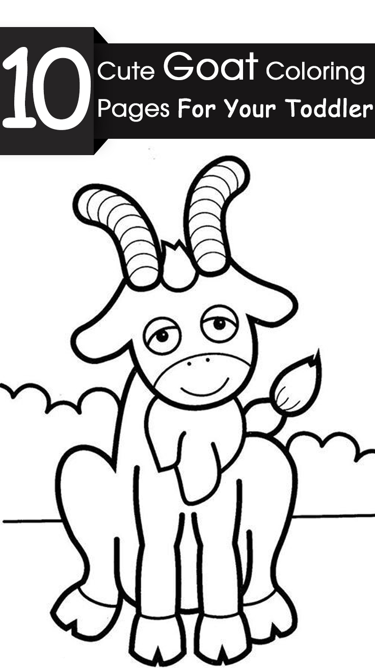 736x1317 Top Free Printable Goat Coloring Pages Online Goats