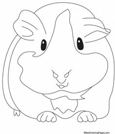 236x273 Guinea Pigs Coloring