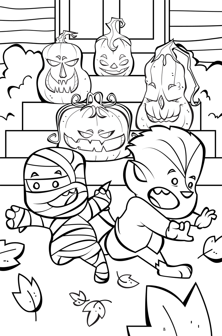 768x1163 New Cute Halloween Coloring Pages About Remodel Download